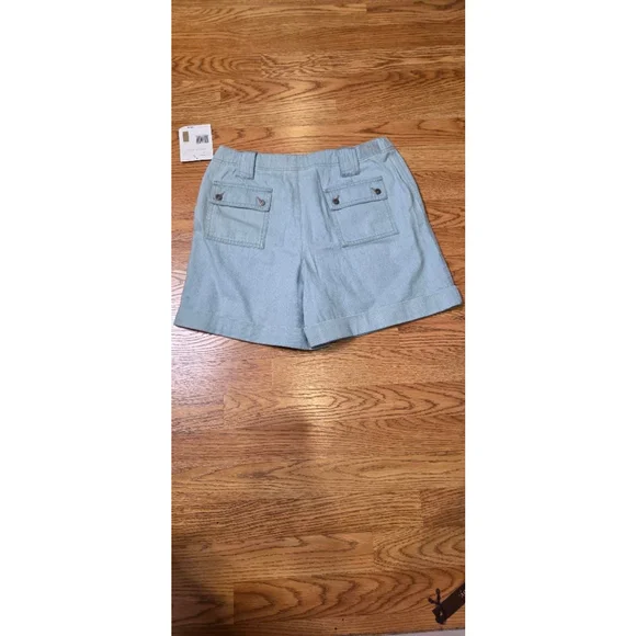Liz Claiborne Light Blue Jean Shorts Size 10 - Picture 3 of 5